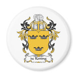 de Koning Family Crest magnets