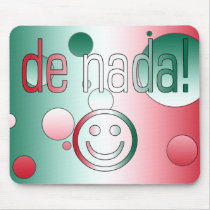 De Nada! Mexico Flag Colours Pop Art