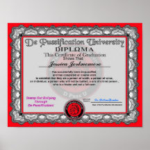 De Pussification University Diploma Posters