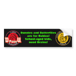 De Pussification University Official Product bumper stickers
