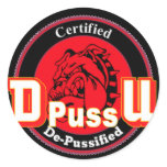 De Pussification University Official Product stickers