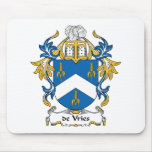 de Vries Family Crest mousepads
