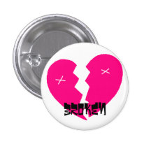 dead broken heart button