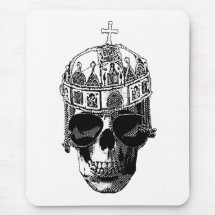 Dead Byzantine Emperor with sunglasses Mouse Mats