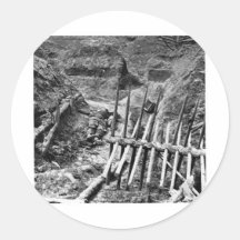 Dead Confederate Soldier ~ Petersburg Virginia Stickers