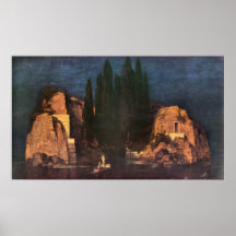 Dead island by Franz von Stuck Poster