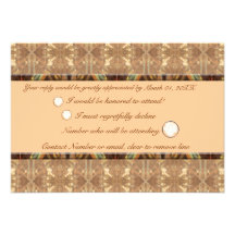 Dead Leaf Mantis RSVP Personalised Announcement