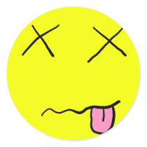 Dead Smiley Sticker
