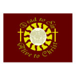 Dead to Sin - Alive to Christ Tract Cards / Business Card