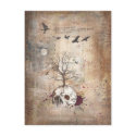 Dead tree dark art postcards