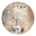 Dead tree dark art stickers