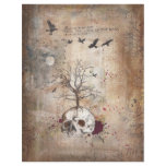 Dead tree on skull dark art Flyer