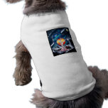 Dead tree red mountains yellow planet space pet clothing