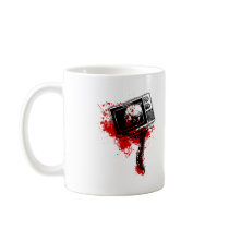 DEAD TV SET COFFEE MUGS