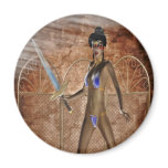 Deadly dance refrigerator magnet