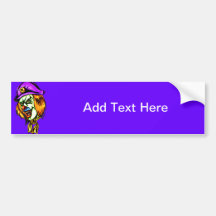 Deadly Evil Clown Bumper Sticker
