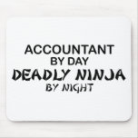 Deadly Ninja by Night - Accountant mousepads