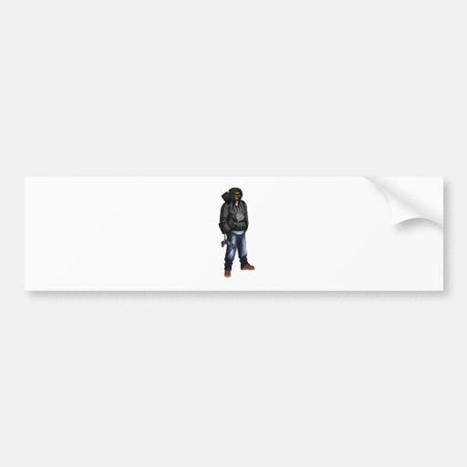 Deadly X Grey Bumper Sticker