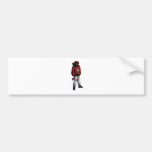 Deadly X Red Bumper Sticker