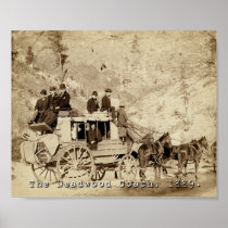 Deadwood Coach 1889 Print