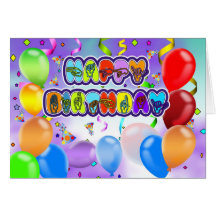 Deaf Language Happy Birthday Greeting Card