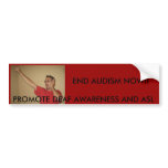 DEAF POWER BUMPER STICKERS