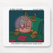 Deaf Rudolph Mousemats