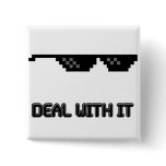 Deal With It Sunglasses Buttons
