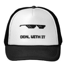 Deal With It Sunglasses Hat