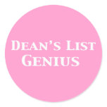 Dean's List Genius Gifts stickers