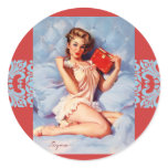 Dear Diary Pinup sticker