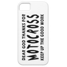 Dear God Thanks For Motocross iPhone 5 Cases