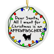 Dear Santa Affenpinscher