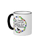 Dear Santa American Pit Bull Terrier Coffee Mugs