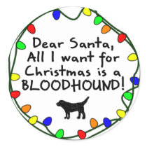 Dear Santa Bloodhound