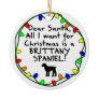 Dear Santa Brittany Spaniel