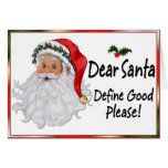 Dear Santa - Christmas Humour Cards