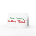 Dear Santa, Define Good cards