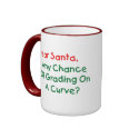 Dear Santa Grading On A Curve Mug