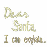 Dear Santa, I can explain... Embroidered Polo Shirt