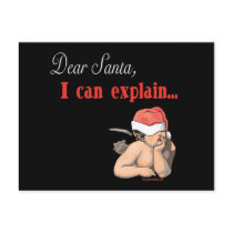 Dear Santa I can explain! Post Card
