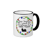 Dear Santa Shih Tzu Mugs
