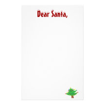 Dear Santa Staitionry Custom Stationery