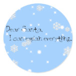 Dear Santa Sticker