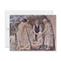 Death And Burial Of Adam.  By Piero Della Francesc Invitation