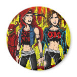 Death And Grind Refrigerator Magnet