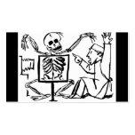 Death and the X-ray Doctor circa 1951 business cards