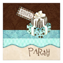 Death By Chocolate Birthday Party Invitation