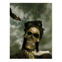 Death From the Skies Postcard