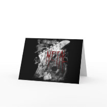 Death Metal Guitar Greeting Cards